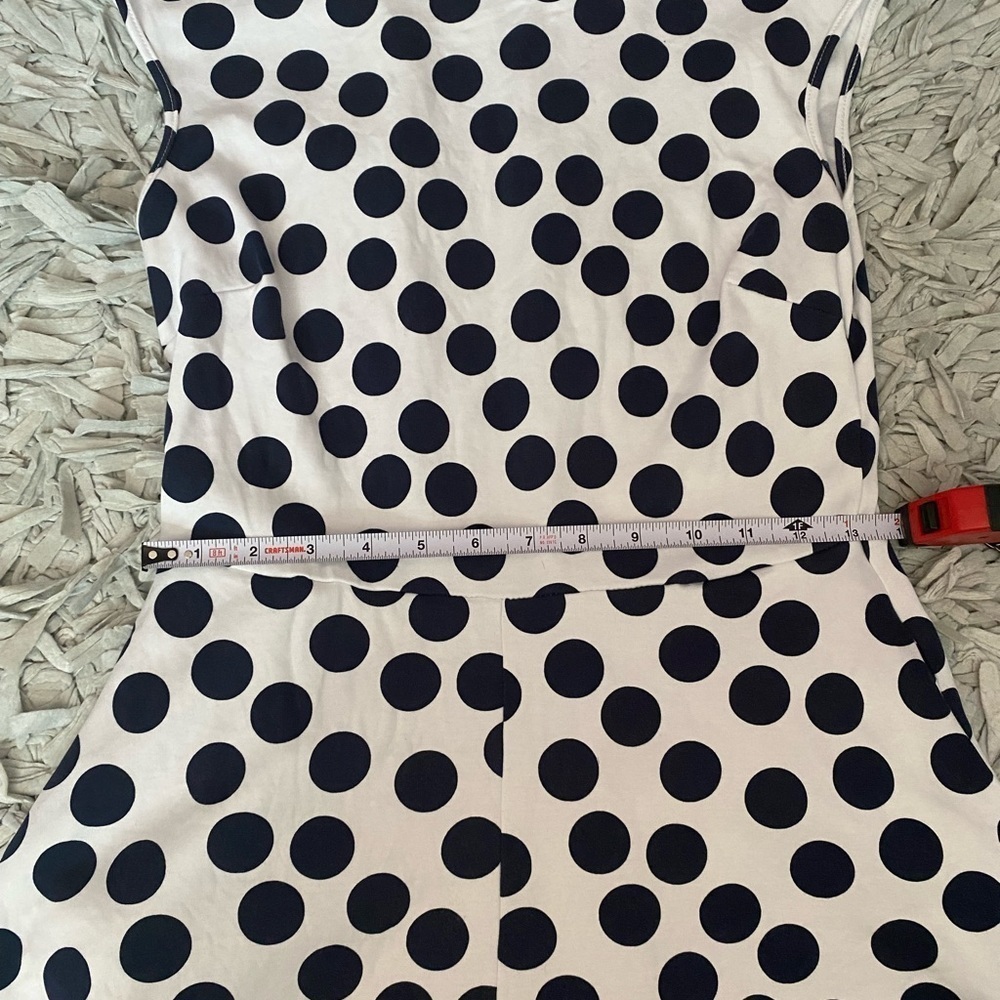 Cute White and Navy Midi dress - Picture 12 of 15